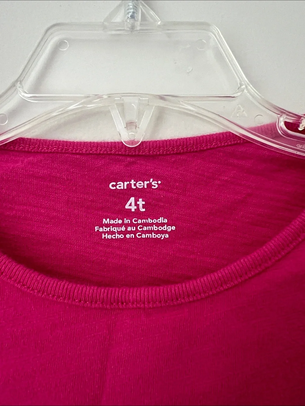 Carter's Hot Pink Long-Sleeve 'Future President' Tee